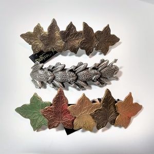 Set of Three of Hair Clips / Barrettes